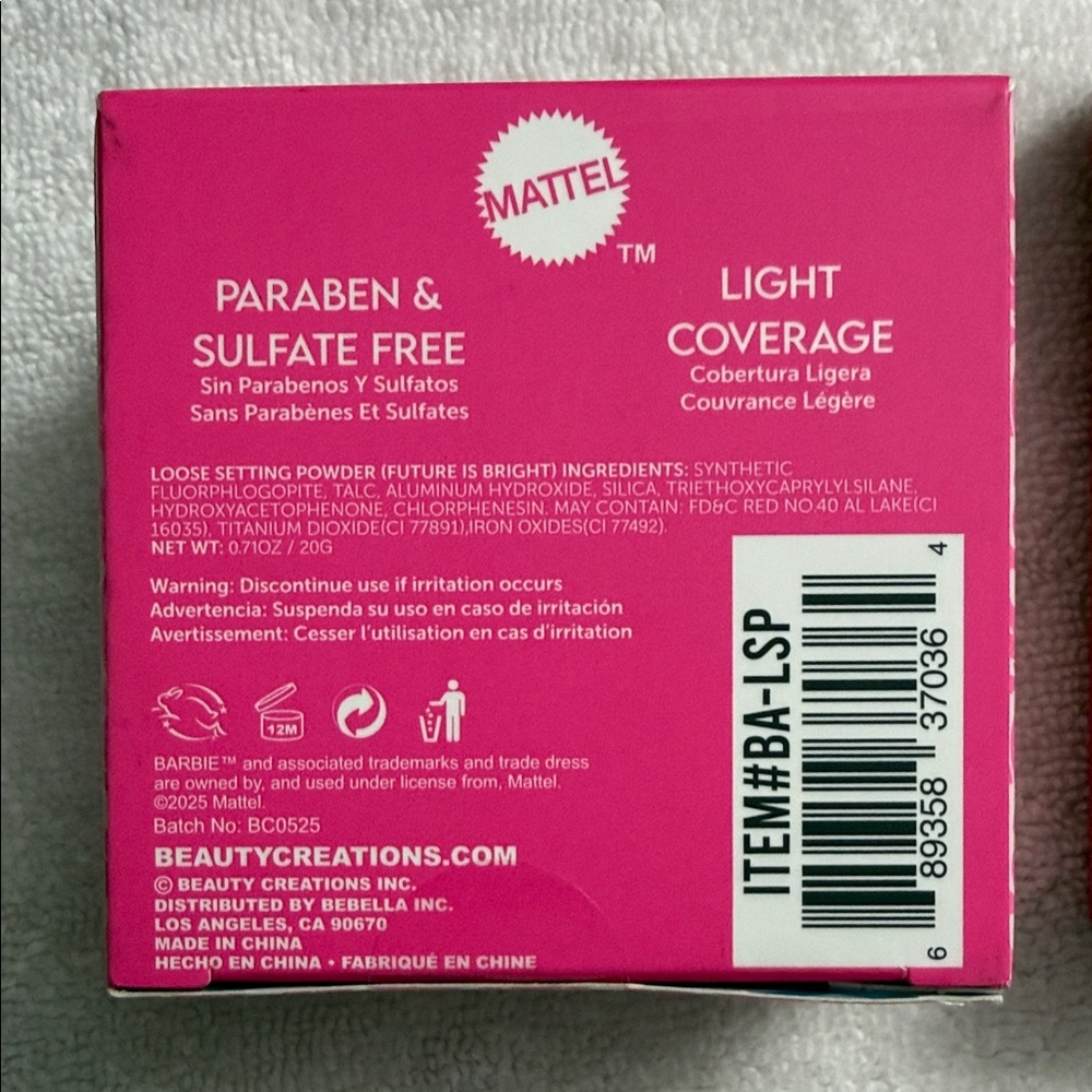 Barbie Beauty Creations Loose Powder & Lip Oil Set - NIB - Picture 3 of 4
